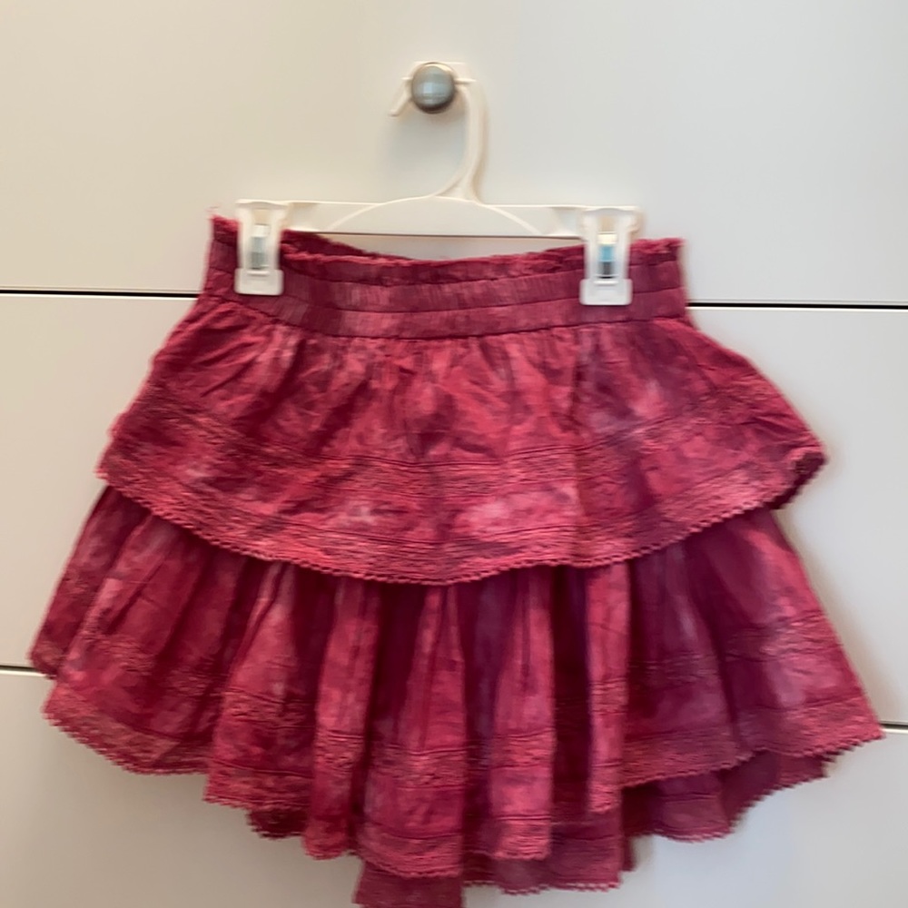 COPY - Loveshackfancy Ruffle mini skirt